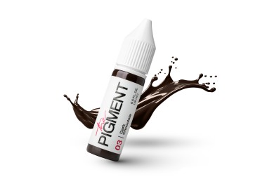 03 DARK CHOCOLATE - The Pigment - 15ml - Pigmento PMU REACH the pigment