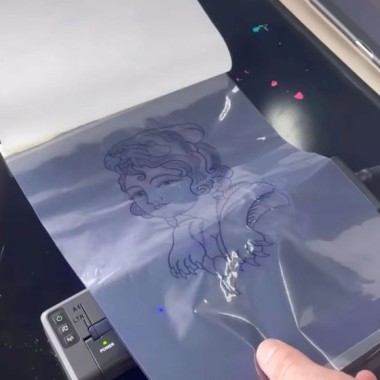 Transparent Thermal Transfer Paper - Clear Cut Stencils - 210x280mm - 25pz. 2