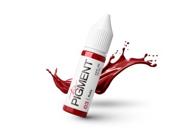 03 RUBY - The Pigment - 15ml - Pigmento PMU REACH the pigment