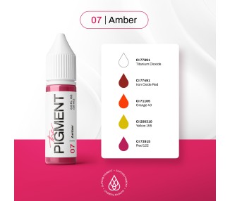 07 AMBER - The Pigment - 15ml - Pigmento PMU REACH the pigment