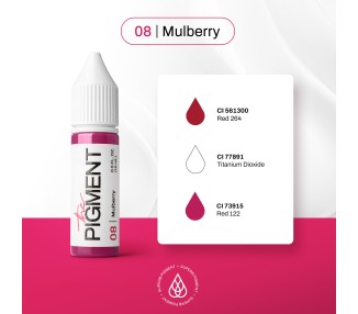 08 MULBERRY - The Pigment - 15ml - Pigmento PMU REACH the pigment