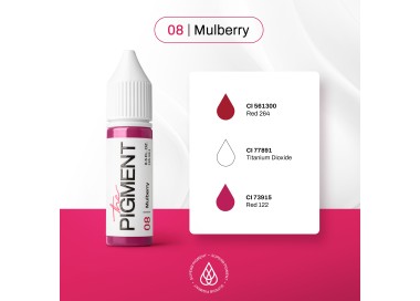 08 MULBERRY - The Pigment - 15ml - Pigmento PMU REACH the pigment