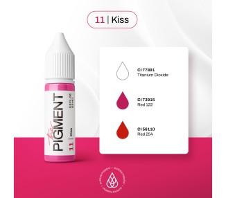 11 KISS - The Pigment - 15ml - Pigmento PMU REACH the pigment
