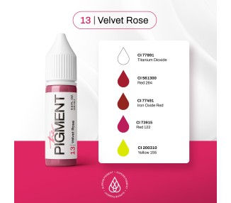 13 VELVET ROSE - The Pigment - 15ml - Pigmento PMU REACH the pigment