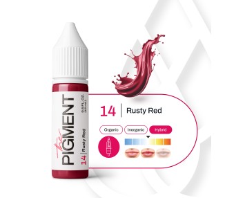 14 RUSTY RED - The Pigment - 15ml - Pigmento PMU REACH the pigment