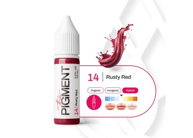 14 RUSTY RED - The Pigment - 15ml - Pigmento PMU REACH the pigment