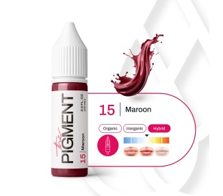 15 MAROON - The Pigment - 15ml - Pigmento PMU REACH the pigment