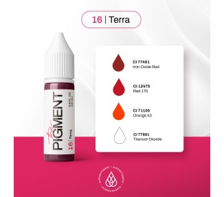 16 TERRA - The Pigment - 15ml - Pigmento PMU REACH the pigment