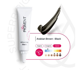 ARABIAN BROWN - BLACK Microblading - The Pigment - 10ml - Pigmento PMU REACH the pigment