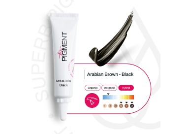 ARABIAN BROWN - BLACK Microblading - The Pigment - 10ml - Pigmento PMU REACH the pigment