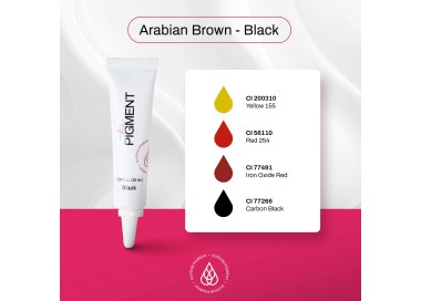 ARABIAN BROWN - BLACK Microblading - The Pigment - 10ml - Pigmento PMU REACH the pigment