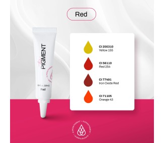 RED - BLACK Microblading - The Pigment - 10ml - Pigmento PMU REACH the pigment