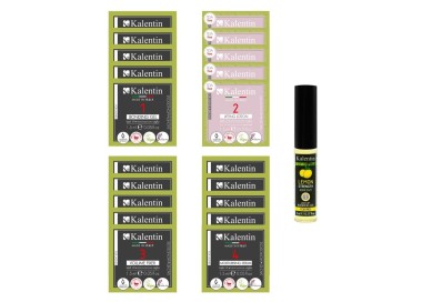 Una Lash Coreana KALENTIN - 20 bustine monodose Laminazione Ciglia (5 applicazioni) + Lemon kalentin