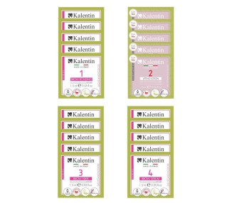 Una Brow Coreana KALENTIN - 20 bustine monodose Laminazione Sopracciglia (5 applicazioni) kalentin