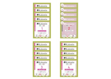 Una Brow Coreana KALENTIN - 20 bustine monodose Laminazione Sopracciglia (5 applicazioni) kalentin