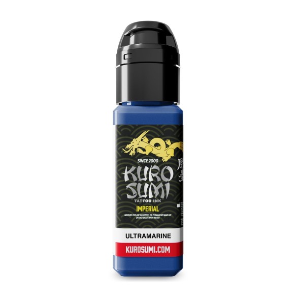 ULTRAMARINE - Kuro Sumi Imperial - 22ml - Colore Tattoo REACH