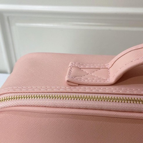 Valigetta Professionale in Similpelle Rosa - 25 x 22 x 10 cm