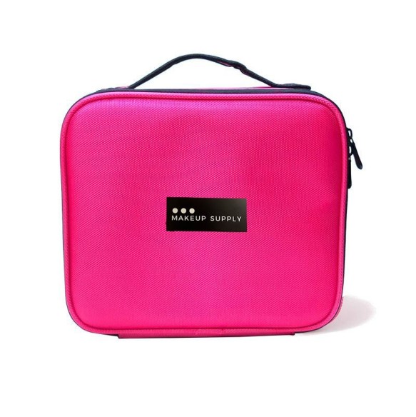 Valigetta Professionale in Tessuto Resistente Rosa - 25 x 22 x 10 cm