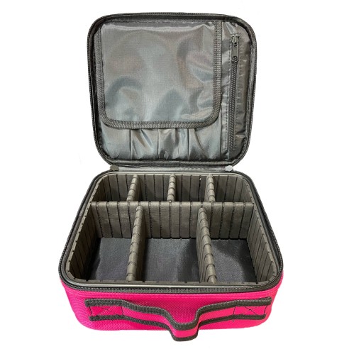 Valigetta Professionale in Tessuto Resistente Rosa - 25 x 22 x 10 cm