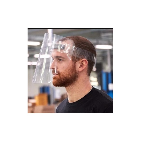 Visiera Facciale in PVC 250 Micron - 340 x 247 mm - 1 pz