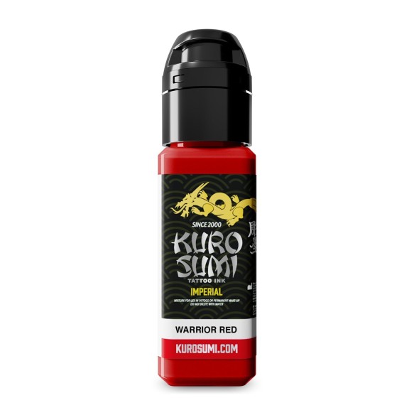 WARRIOR RED - Kuro Sumi Imperial - 22ml - Colore Tattoo REACH