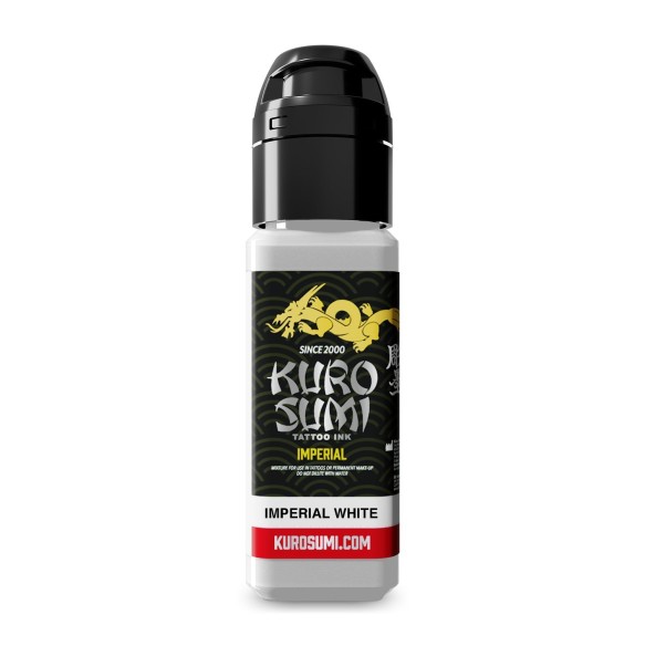 IMPERIAL WHITE - Kuro Sumi Imperial - 22 ml - Colore Tattoo REACH