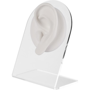 Espositore Anatomico Bianco per Piercing - Orecchio Sinistro