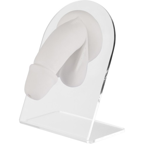 Espositore Anatomico Bianco per Piercing - Genitali Maschili