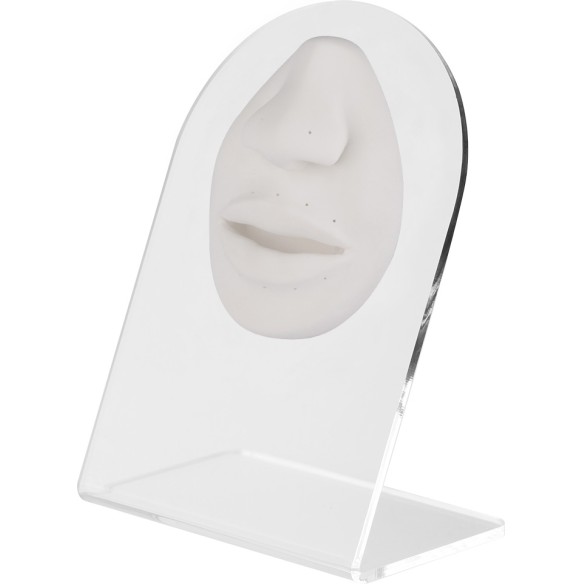 Espositore Anatomico Bianco per Piercing - Labbra