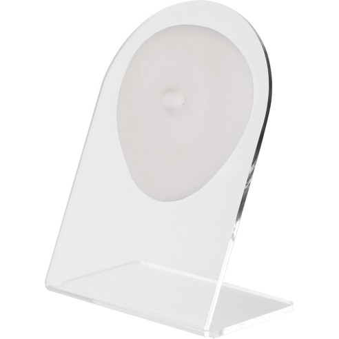Espositore Anatomico Bianco per Piercing - Capezzolo Maschile