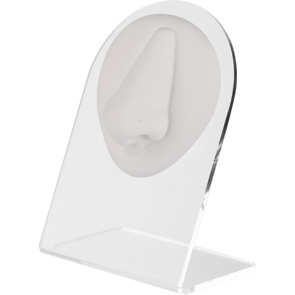 Espositore Anatomico Bianco per Piercing - Naso