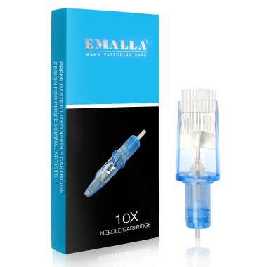 41 CM (Curved Magnum) 0,30 mm Long Taper - Cartucce Aghi Tattoo Emalla Eliot Super Magnum - 10 pz