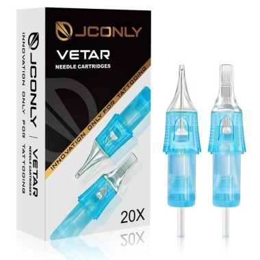 03x5 Stipple Shader 0,30 mm Long Taper - Cartucce Aghi Tattoo JCONLY VETAR - 20 pz 2
