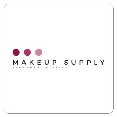 Adesivo Logo MakeUp Supply - 5x5 cm