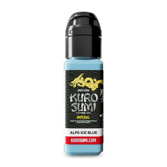 ALPS ICE BLUE - Kuro Sumi Imperial - 22ml - Colore Tattoo REACH