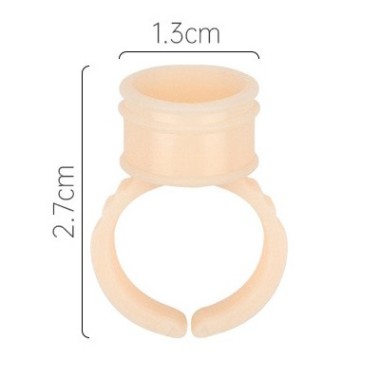 Anelli Porta Pigmento in Silicone Non Sterili - 50pz. 2