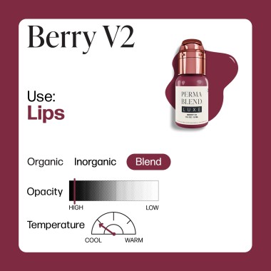 BERRY V2 - Perma Blend Luxe - 15ml - Pigmento PMU REACH 2