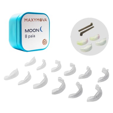 BIGODINI MOON Professionali in Silicone per Laminazione MAXYMOVA - 8 paia