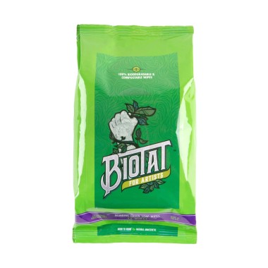 BIOTAT Numbing Green Soap Wipes - 40pz. 2