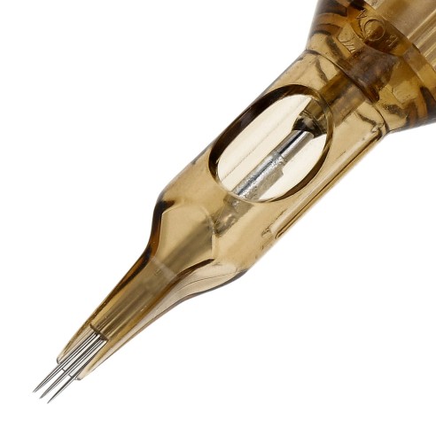 05 MG (Magnum) 0,35 mm Long Taper - Cartucce Aghi Tattoo Kwadron - 20 pz