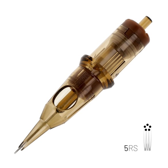 05 RS (Round Shader) Long Taper - Cartucce Aghi Tattoo Kwadron - 20 pz