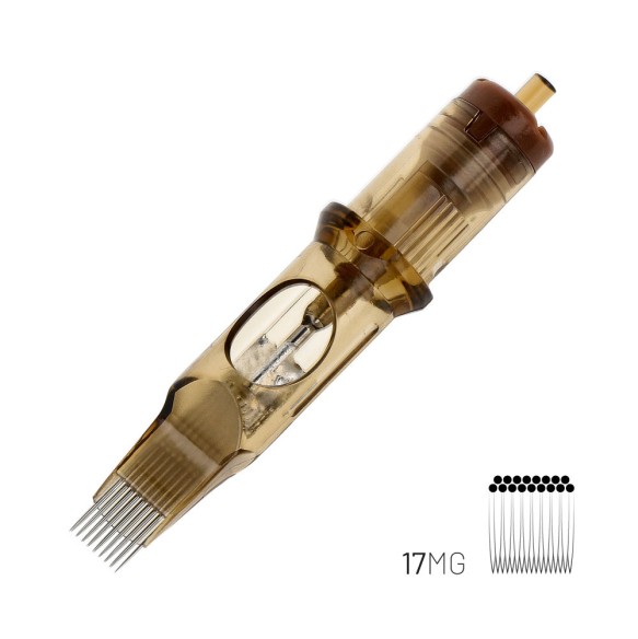 17 MG (Magnum) - Cartucce Kwadron - Aghi Tattoo - 20pz