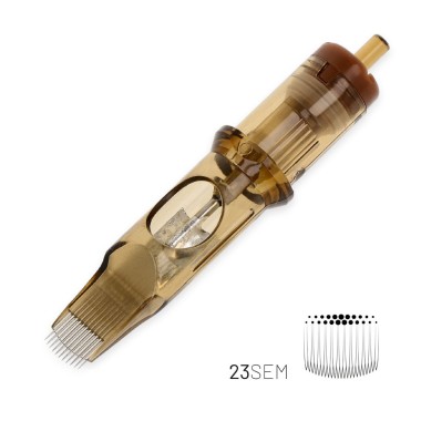 23 SEM (Soft Edge Magnum) Long Taper - Cartucce Aghi Tattoo Kwadron - 20 pz