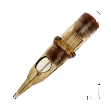 01 RL (Round Liner) 0,35 mm - Cartucce Aghi Tattoo Kwadron - 20 pz
