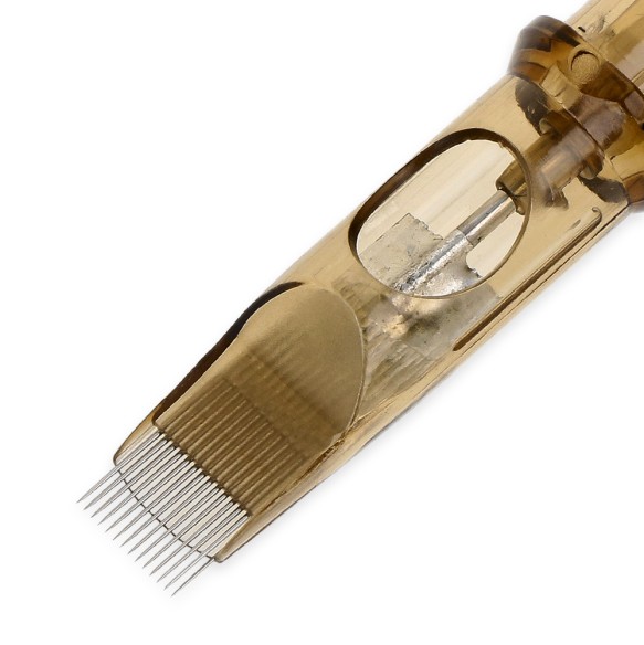 27 MG (Magnum) 0,30 mm Long Taper - Cartucce Aghi Tattoo Kwadron - 20 pz