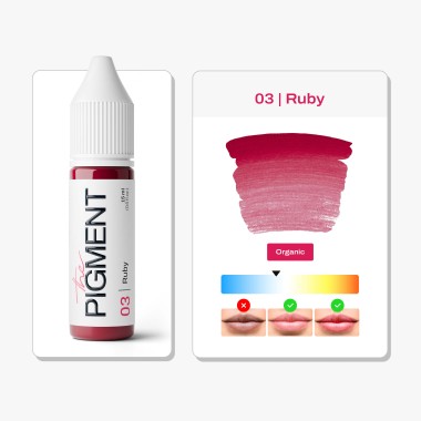 03 RUBY - The Pigment - 15ml - Pigmento PMU REACH 2