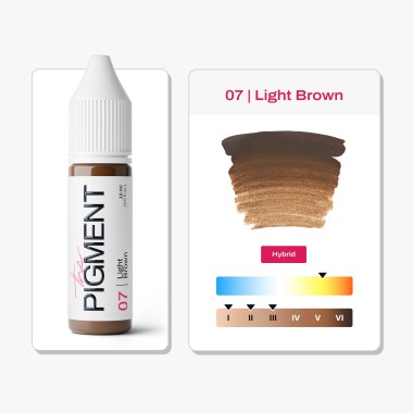 07 LIGHT BROWN - The Pigment - 15ml - Pigmento PMU REACH 2