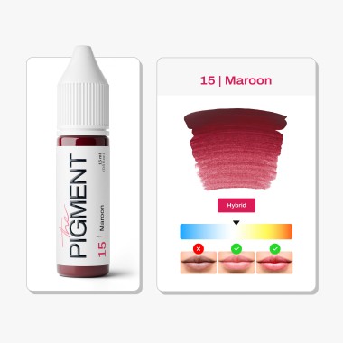 15 MAROON - The Pigment - 15ml - Pigmento PMU REACH 2