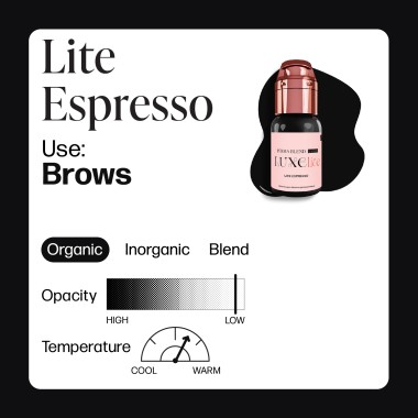 LITE ESPRESSO - Perma Blend Luxe Lite - 15ml - Pigmento PMU REACH 2