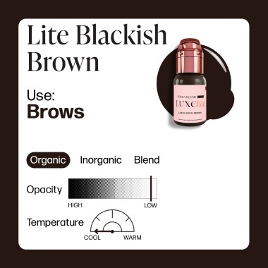 LITE BLACKISH BROWN - Perma Blend Luxe Lite - 15ml - Pigmento PMU REACH 2